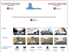 Tablet Screenshot of industrialbarrios.com